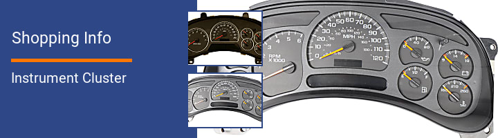 Instrument Cluster Shopping Info