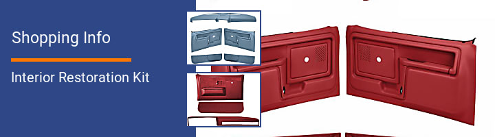 Interior Restoration Kit Shopping Info