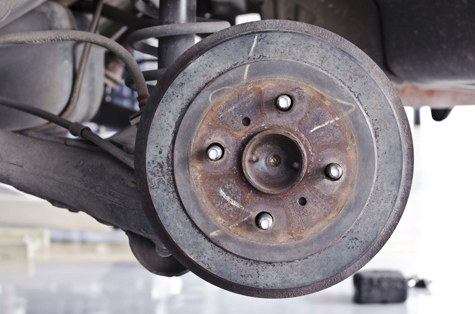 rusty drum brake