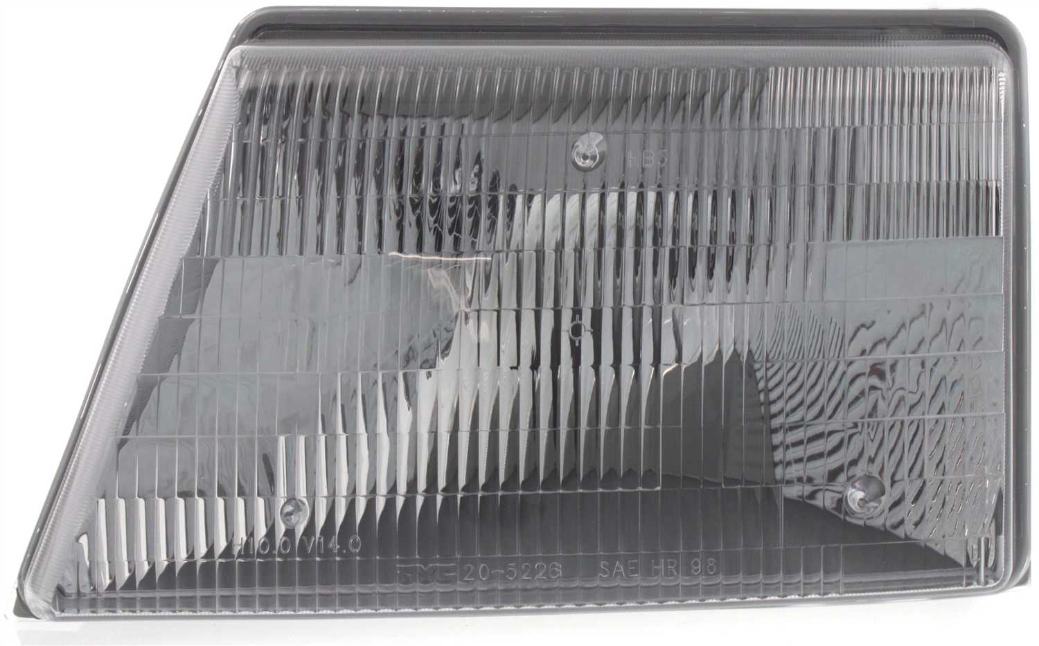 ReplaceXL &ndash; Driver Side Headlight, with Bulb, Halogen, Clear Lens, CAPA Certified