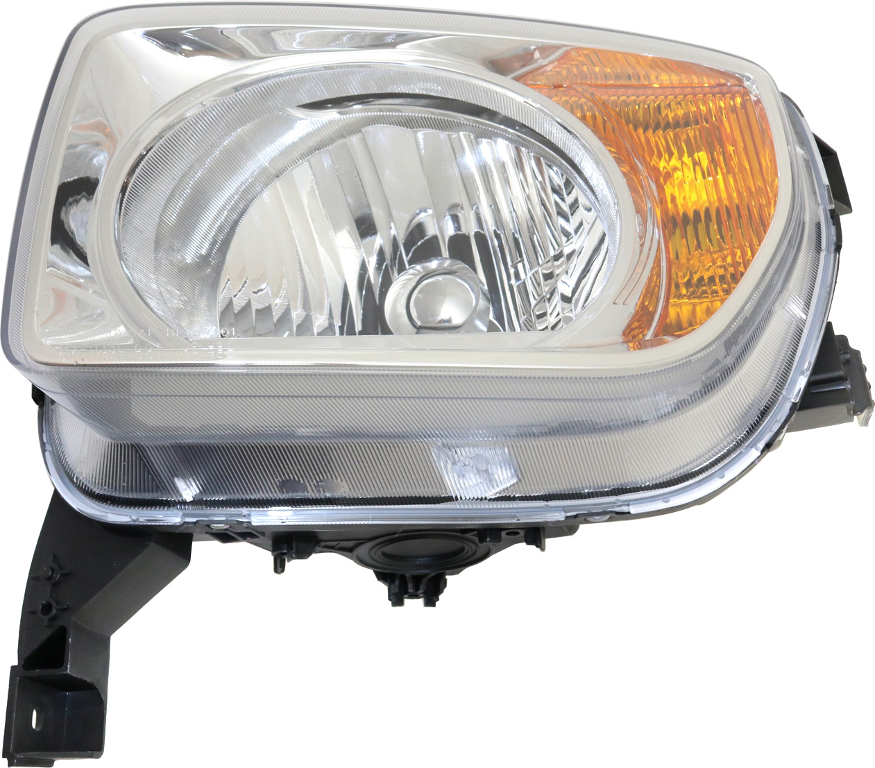 ReplaceXL &ndash; Driver Side Headlight, without Bulb, Halogen, Clear Lens